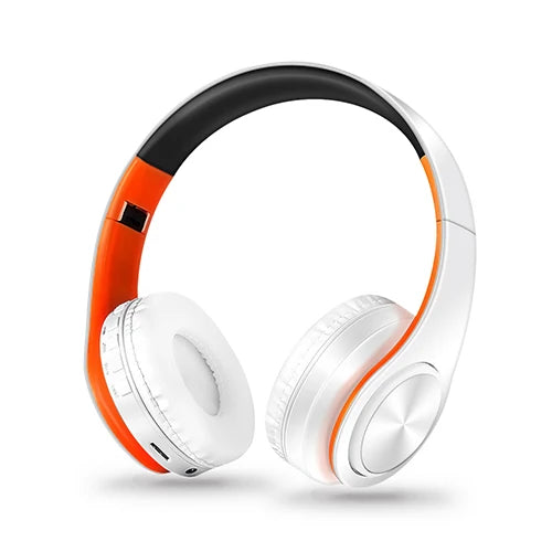 Over-Ear Stereo Wireless Earphone Bluetooth Headphones with Mic & TF Support