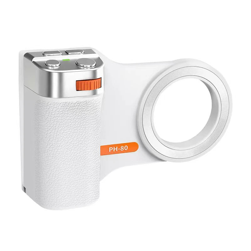 Magnetic Bluetooth Phone Camera Grip with Remote & Fill Light