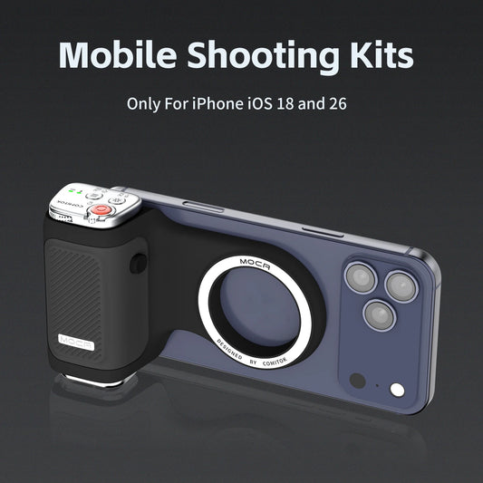 Magnetic Phone Grip Handle with Bluetooth Remote for iPhone series and Galaxy S26 Ultra