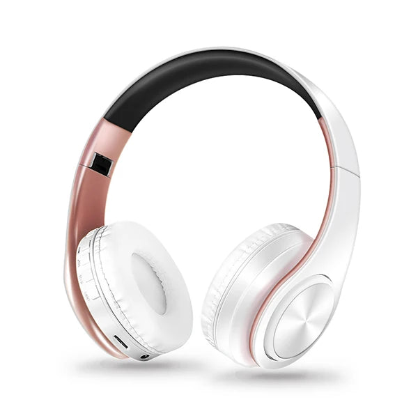 Over-Ear Stereo Wireless Earphone Bluetooth Headphones with Mic & TF Support