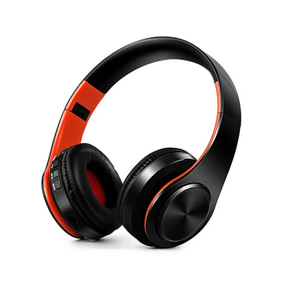 Over-Ear Stereo Wireless Earphone Bluetooth Headphones with Mic & TF Support