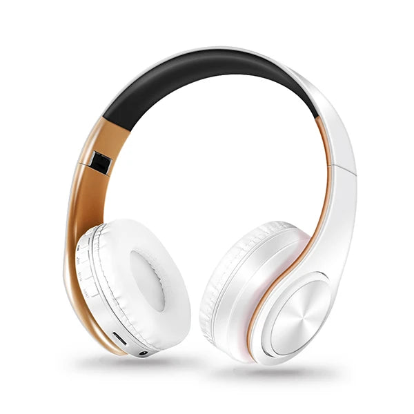 Over-Ear Stereo Wireless Earphone Bluetooth Headphones with Mic & TF Support