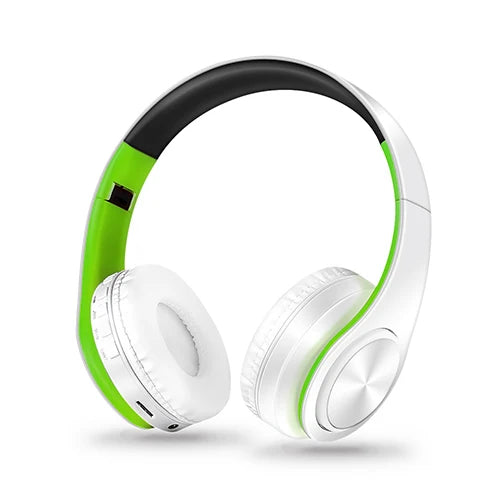 Over-Ear Stereo Wireless Earphone Bluetooth Headphones with Mic & TF Support