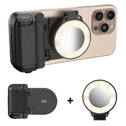 Magnetic Snap Grip Phone Camera Handle with Wireless Remote for iPhone 16/15 Samsung S