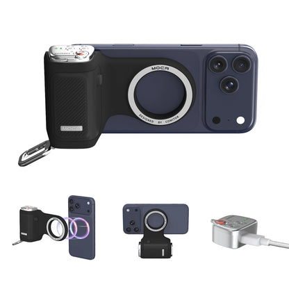 Magnetic Phone Grip Handle with Bluetooth Remote for iPhone series and Galaxy S26 Ultra