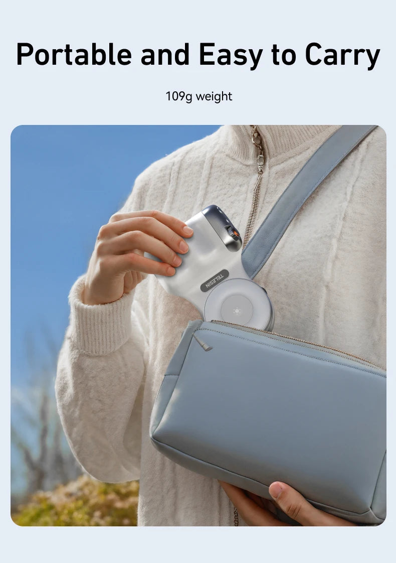 Magnetic Phone Camera Grip with Bluetooth Remote Control For Iphone Android Phone