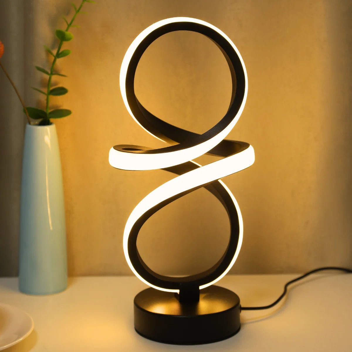 Modern Minimalist Elegant LED Bedside Light With Modern Style for Home Decor & Office