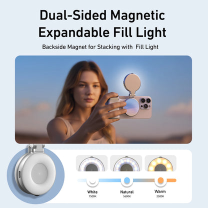 Magnetic Phone Camera Grip with Bluetooth Remote Control For Iphone Android Phone