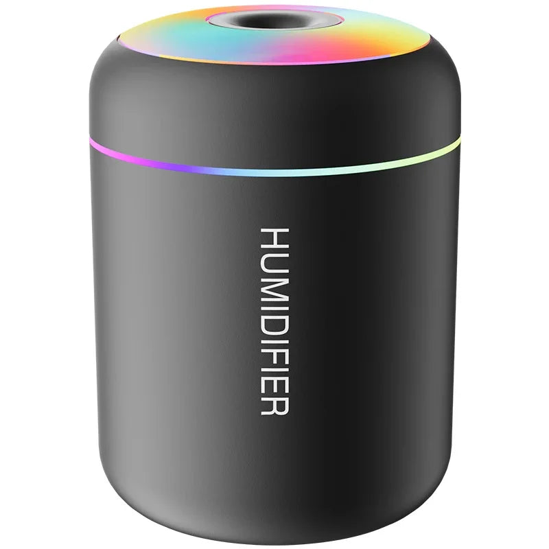 Portable Aromatherapy Mist Maker Essential Oil Diffuser with Ambient Light for Home Car & Office