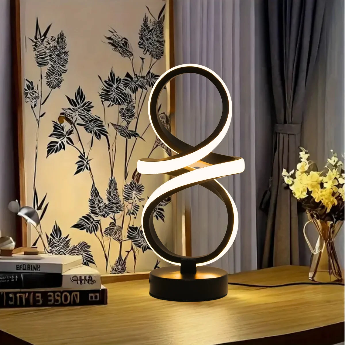 Modern Minimalist Elegant LED Bedside Light With Modern Style for Home Decor & Office