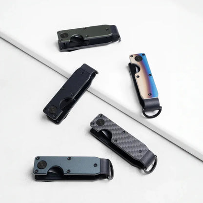 Compact Metal Key Holder Keychain with Silent Carry Design for Everyday Carry