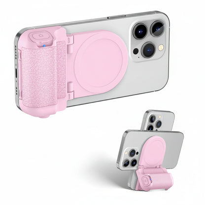 Magnetic Snap Grip Phone Camera Handle with Wireless Remote for iPhone 16/15 Samsung S