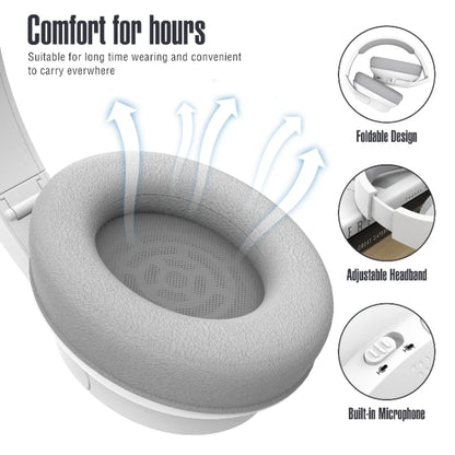 Wireless Over-Ear Headphones Bluetooth 5.3 Hi-Res Audio Over Ear Headset Earphones