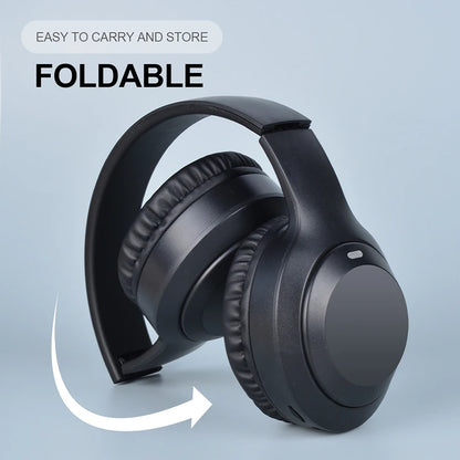 M5 Bluetooth 5.3 Wireless Over-Ear Headphones with Noise Reduction for Gaming & Sports