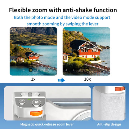 Magnetic Bluetooth Phone Camera Grip with Remote & Fill Light