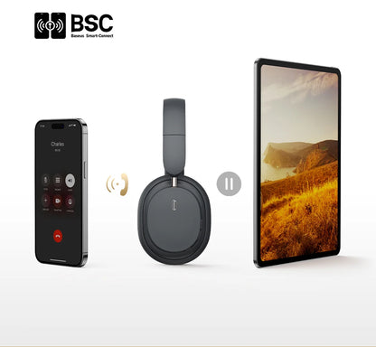 Bluetooth 5.3 Over-Ear Headphones 70 Hours Battery Life with Noise Isolation
