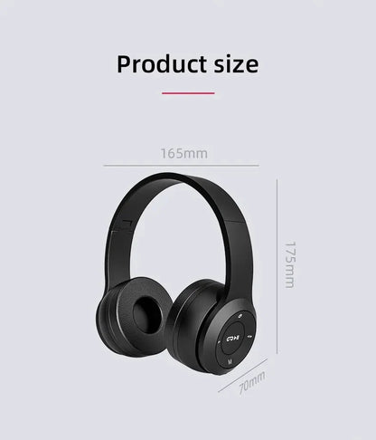 Wireless Bluetooth Noise Cancelling Headphones with Microphone