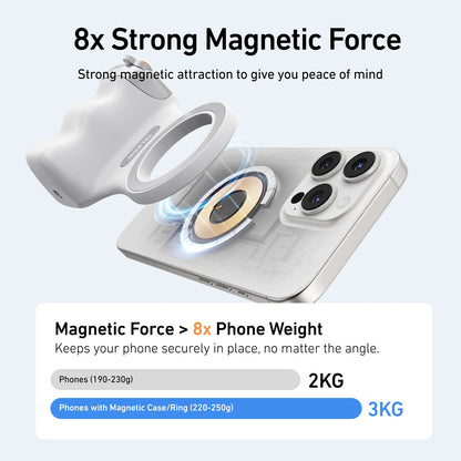 Magnetic Phone Camera Grip with Bluetooth Remote Control For Iphone Android Phone