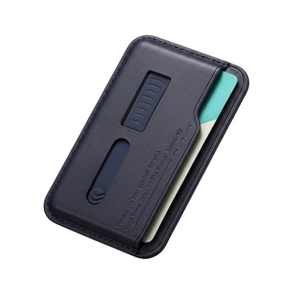MagSafe Magnetic Wallet Card Holder with Card Slot and Finger Strap