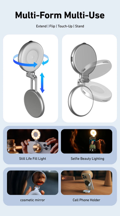 Magnetic Phone Camera Grip with Bluetooth Remote Control For Iphone Android Phone