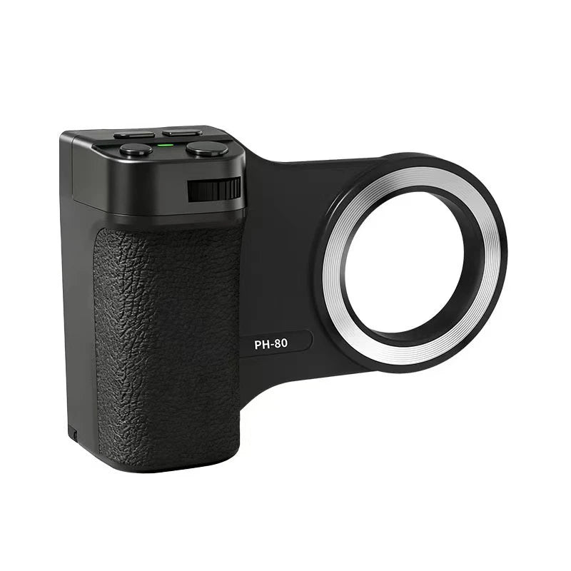 Magnetic Bluetooth Phone Camera Grip with Remote & Fill Light