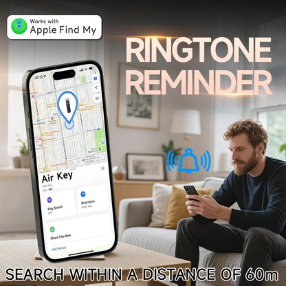 Smart Trackable Key Organizer with Apple Find My for iPhone