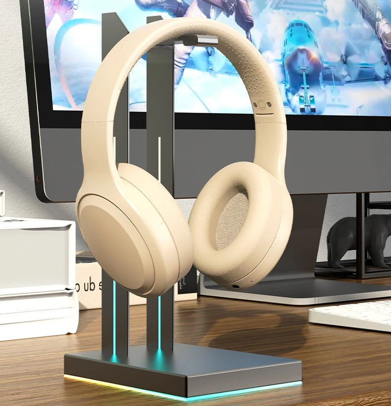 Wireless Bluetooth Gaming Over-Ear Headphones with Noise Reduction
