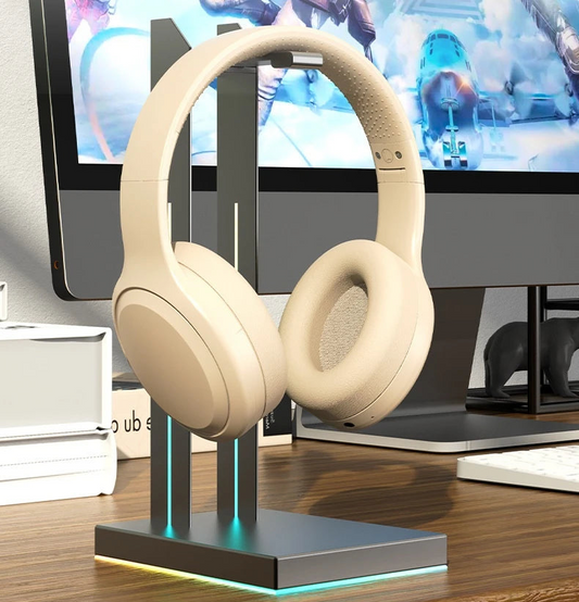 Wireless Bluetooth Gaming Over-Ear Headphones with Noise Reduction
