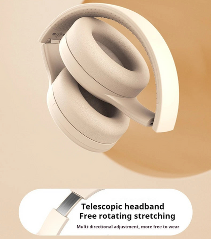 Wireless Bluetooth Gaming Over-Ear Headphones with Noise Reduction
