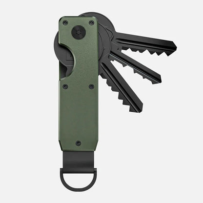 Compact Metal Key Holder Keychain with Silent Carry Design for Everyday Carry