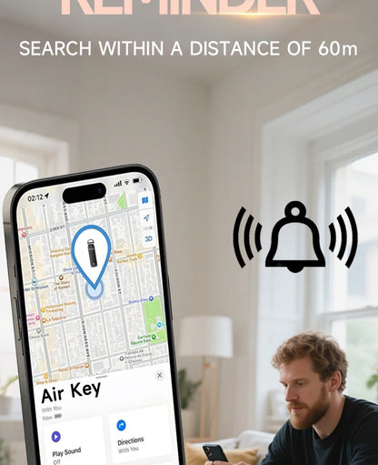 Smart Trackable Key Organizer with Apple Find My for iPhone