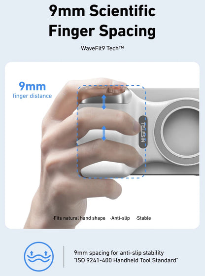 Magnetic Phone Camera Grip with Bluetooth Remote Control For Iphone Android Phone
