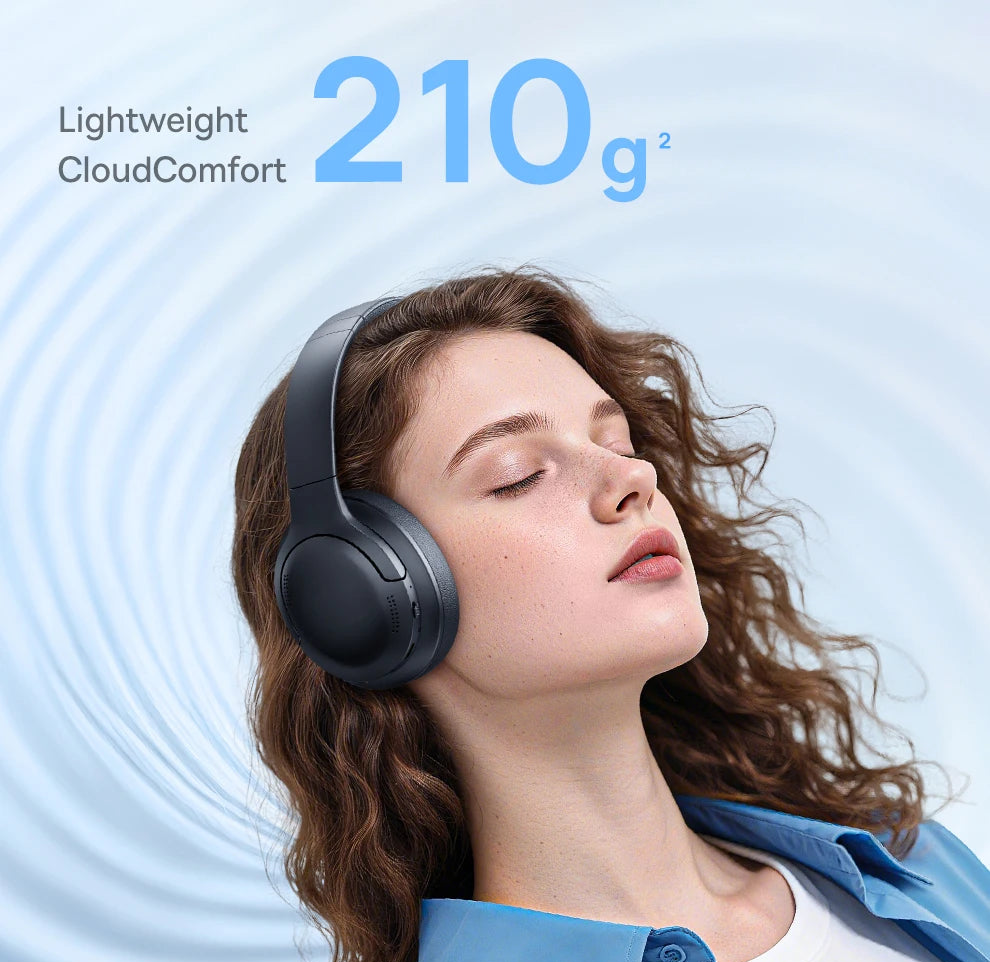Bluetooth 5.3 Over-Ear Headphones 70 Hours Battery Life with Noise Isolation