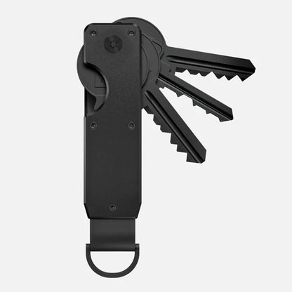 Compact Metal Key Holder Keychain with Silent Carry Design for Everyday Carry