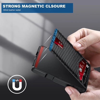 Smart Pop Up Card Holder RFID Protected Wallet with Money Clip for Men
