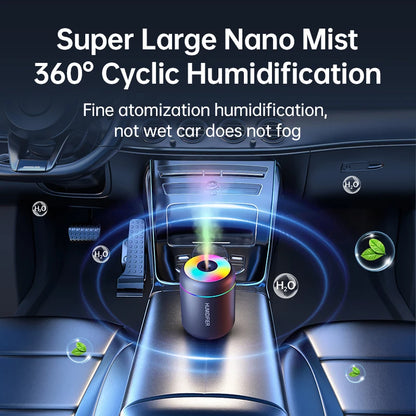 Portable Aromatherapy Mist Maker Essential Oil Diffuser with Ambient Light for Home Car & Office