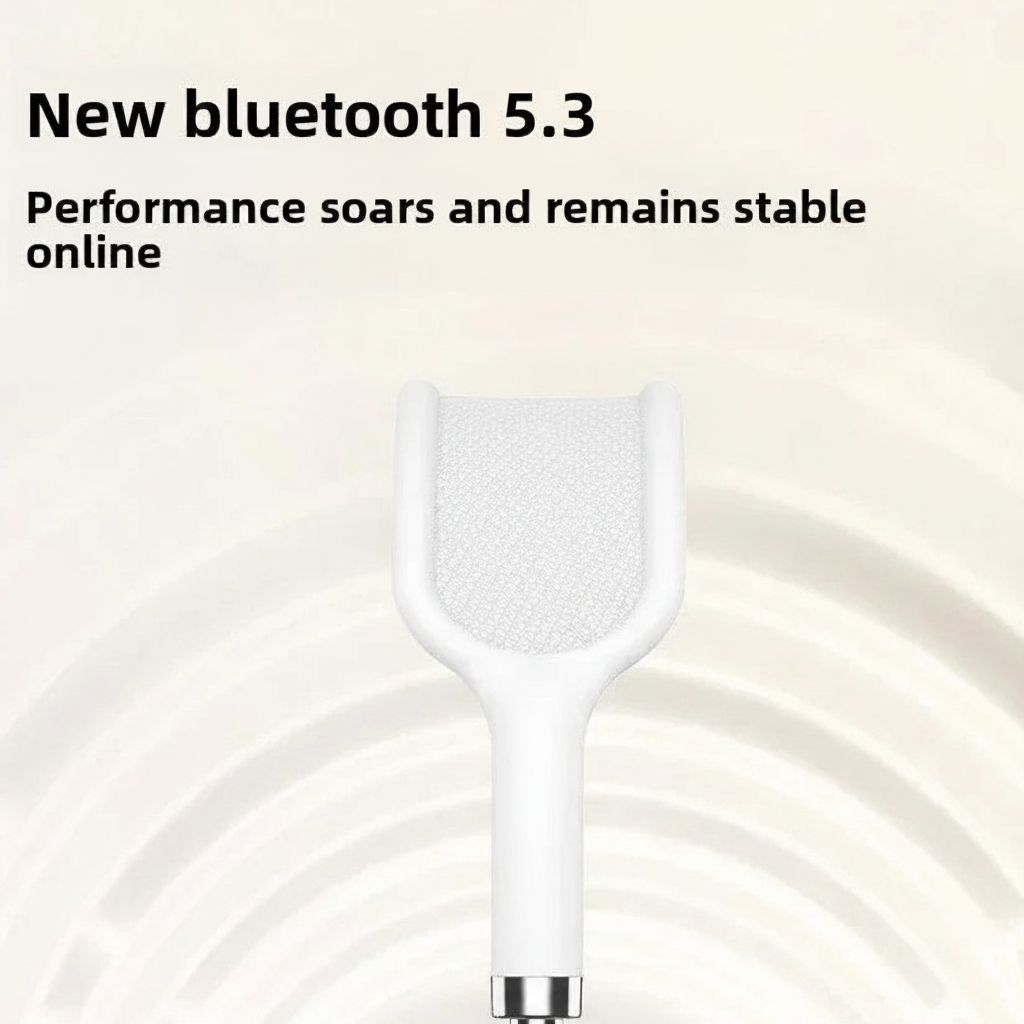 Smart Display Bluetooth 5.3 Over-Ear Headphones with Digital Screen Control and Long Battery Life