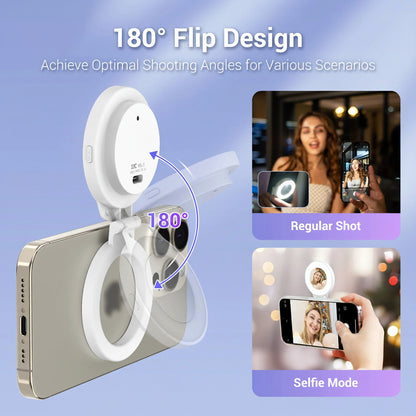 Magnetic Snap Grip Phone Camera Handle with Wireless Remote for iPhone 16/15 Samsung S