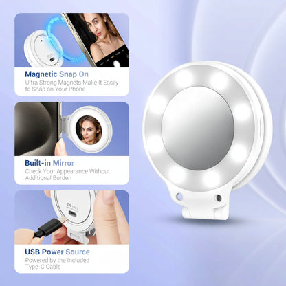 Magnetic Snap Grip Phone Camera Handle with Wireless Remote for iPhone 16/15 Samsung S