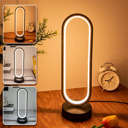 Creative Elegant Spiral Ring Heart LED Night Light Dimmable for Home Decor Office