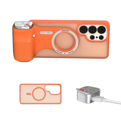 Magnetic Phone Grip Handle with Bluetooth Remote for iPhone series and Galaxy S26 Ultra