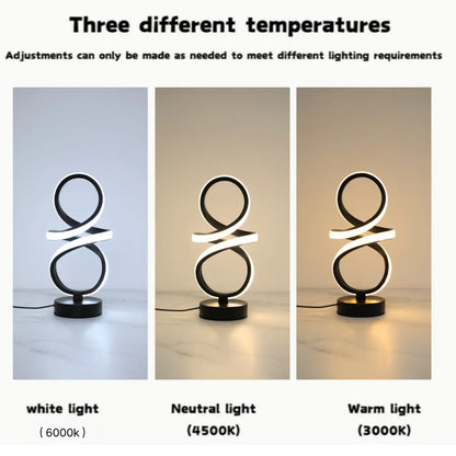 Modern Minimalist Elegant LED Bedside Light With Modern Style for Home Decor & Office