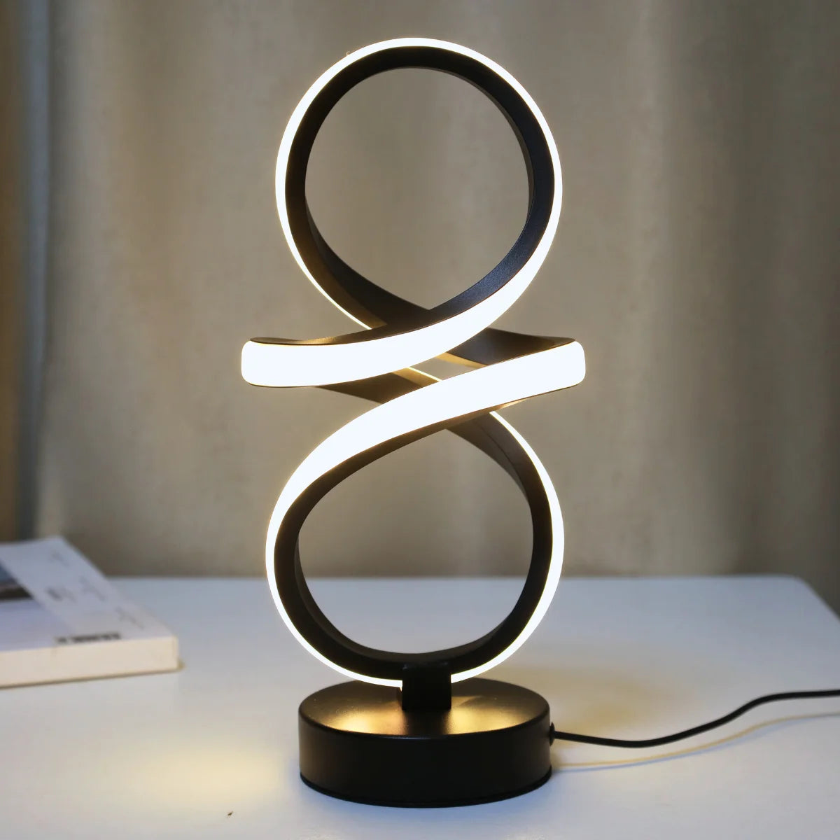 Modern Minimalist Elegant LED Bedside Light With Modern Style for Home Decor & Office