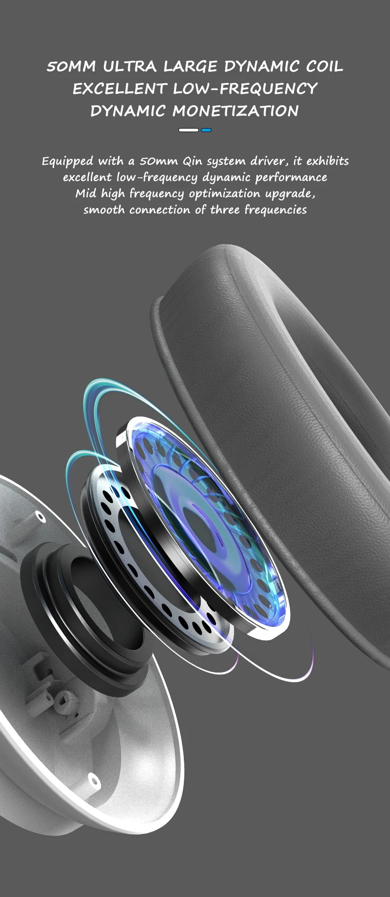 Wireless Over-Ear Headphones Bluetooth 5.3 Hi-Res Audio Over Ear Headset Earphones