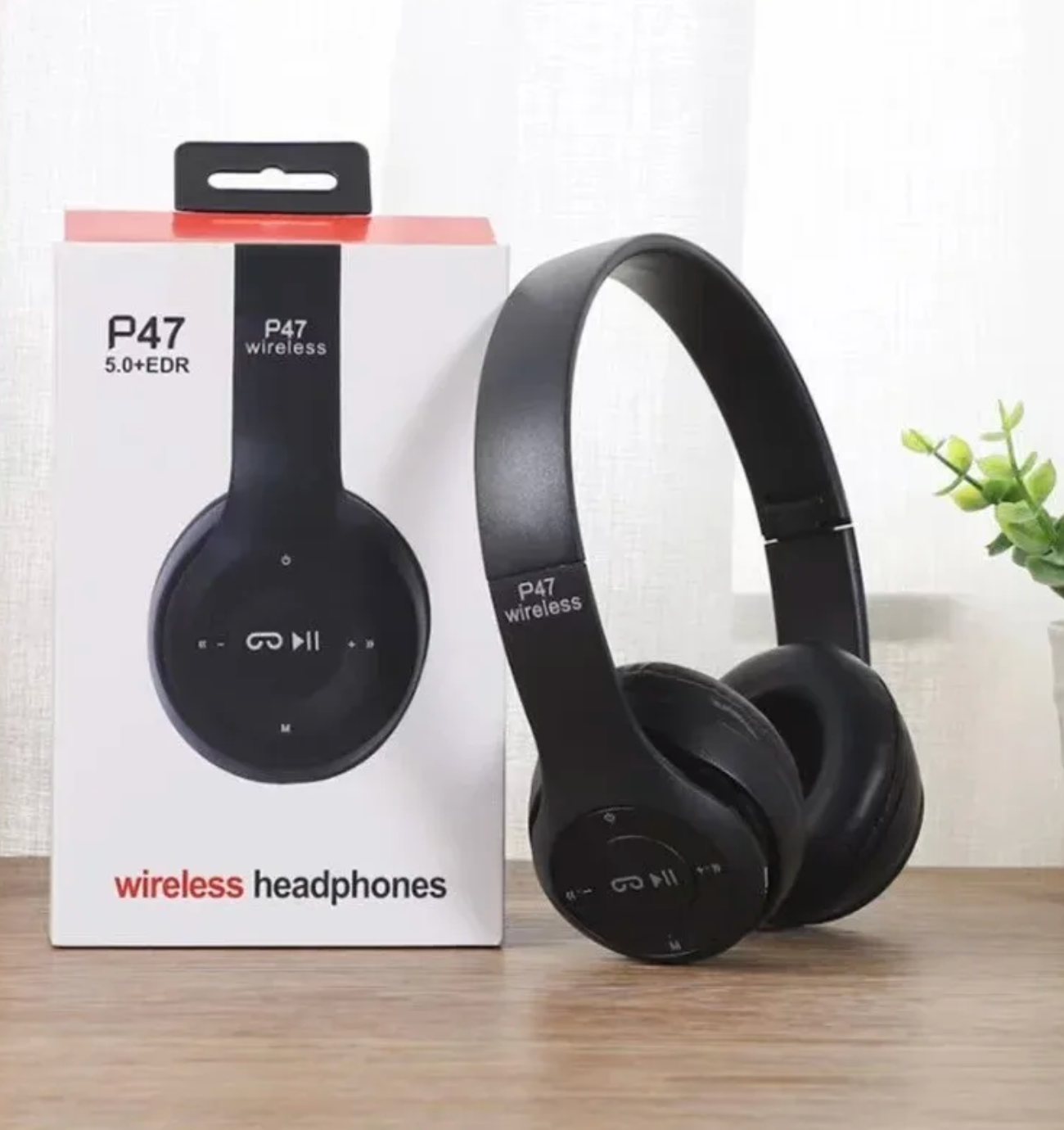 Wireless Bluetooth Noise Cancelling Headphones with Microphone