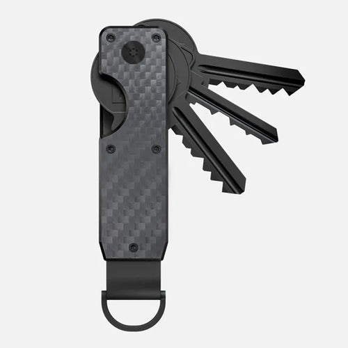 Compact Metal Key Holder Keychain with Silent Carry Design for Everyday Carry