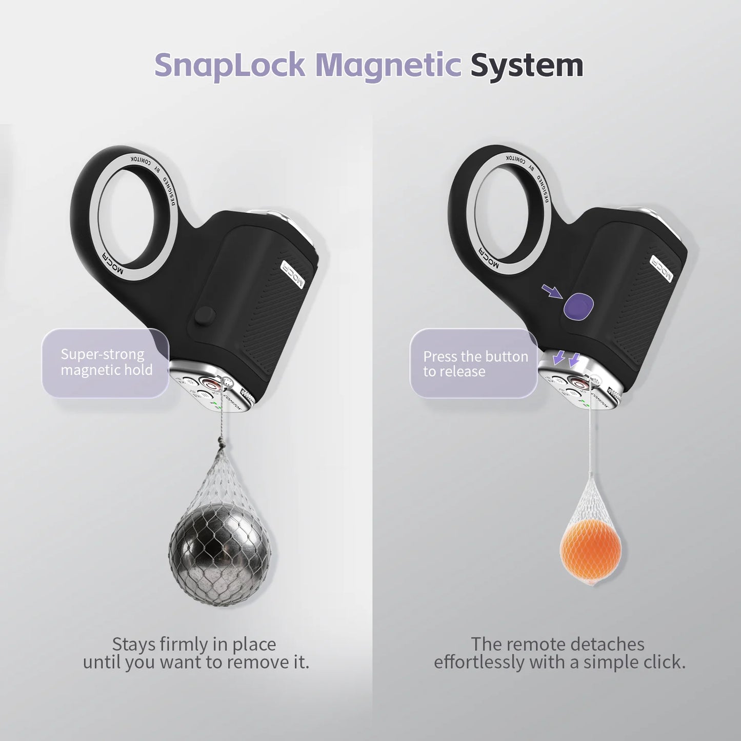 Magnetic Phone Grip Handle with Bluetooth Remote for iPhone series and Galaxy S26 Ultra