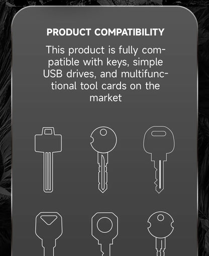 Smart Trackable Key Organizer with Apple Find My for iPhone