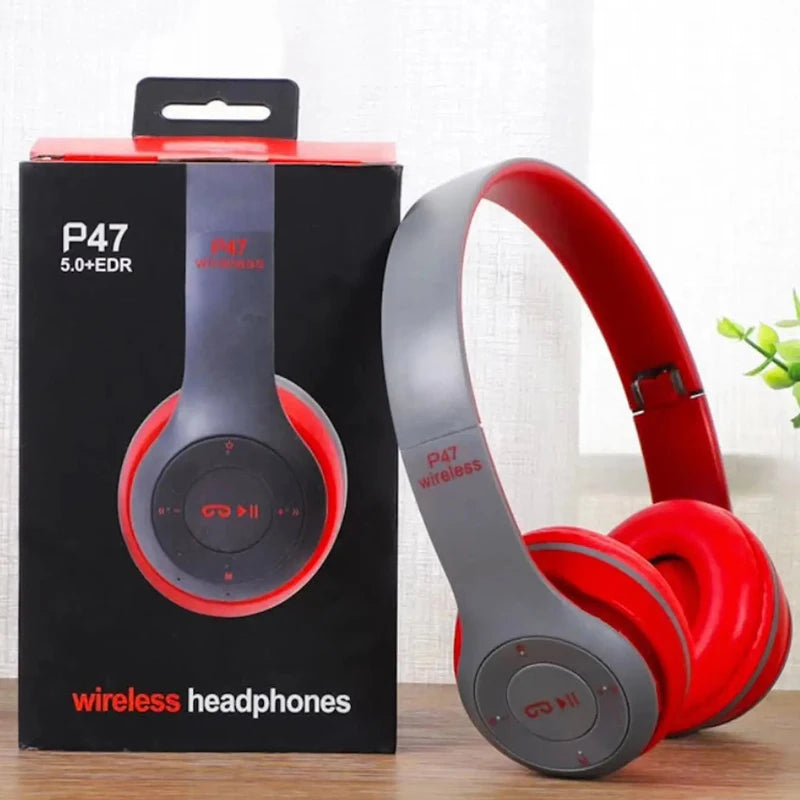 Wireless Bluetooth Noise Cancelling Headphones with Microphone
