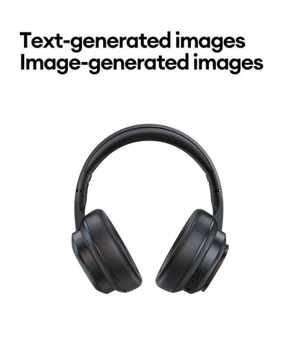 AI Touch Screen Over-Ear Wireless Bluetooth Headphones with Noise Reduction